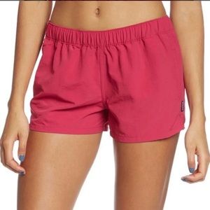 Patagonia Barely Baggies Shorts Women’s Size Medium Pink Hiking Running Casual
